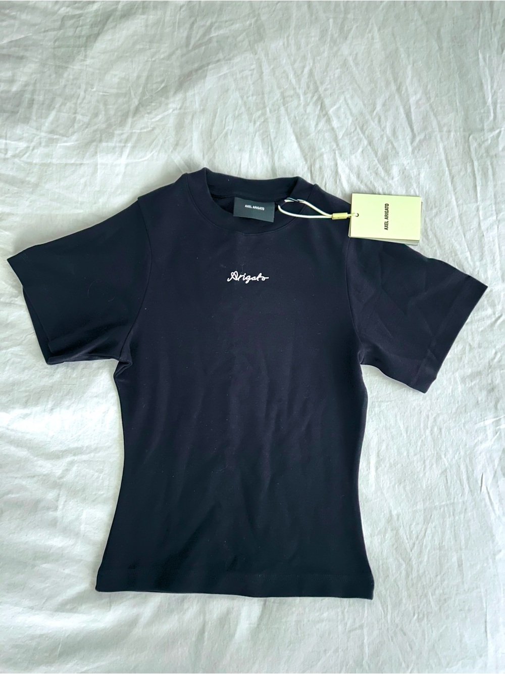 Black Axel Arigato t-shirt in size S
Brand new with tags
